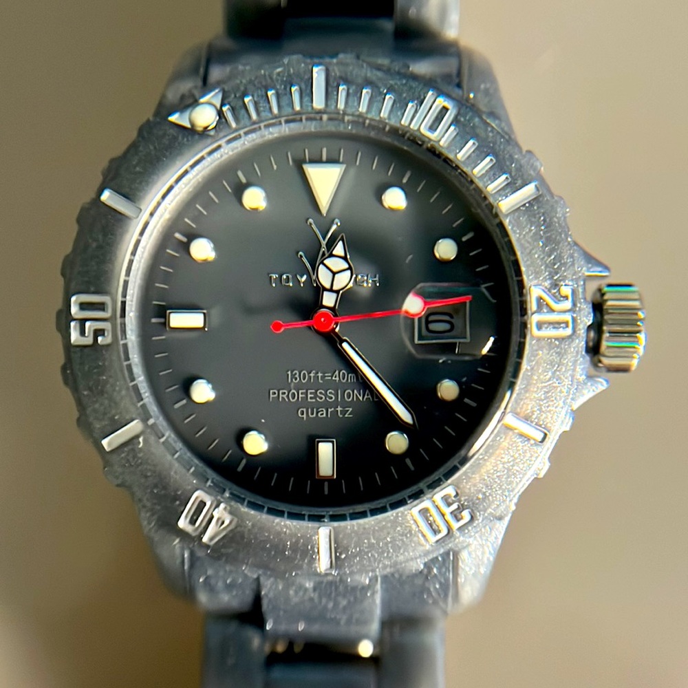 ToyWatch Gunmetal Plasteramic Unisex Watch